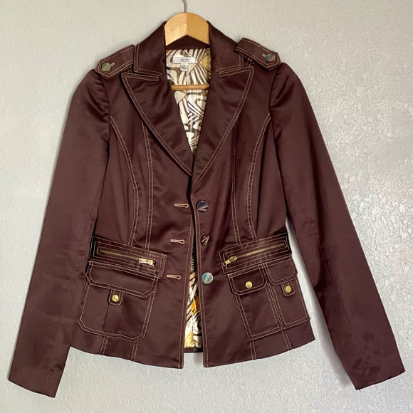 Cache - Brown Blazer - Size S - Like New - Picture 5 of 12